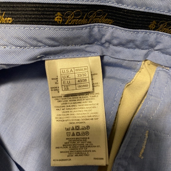 Brooks Brothers Men's Dress Pants in Light Beige - Picture 4 of 4